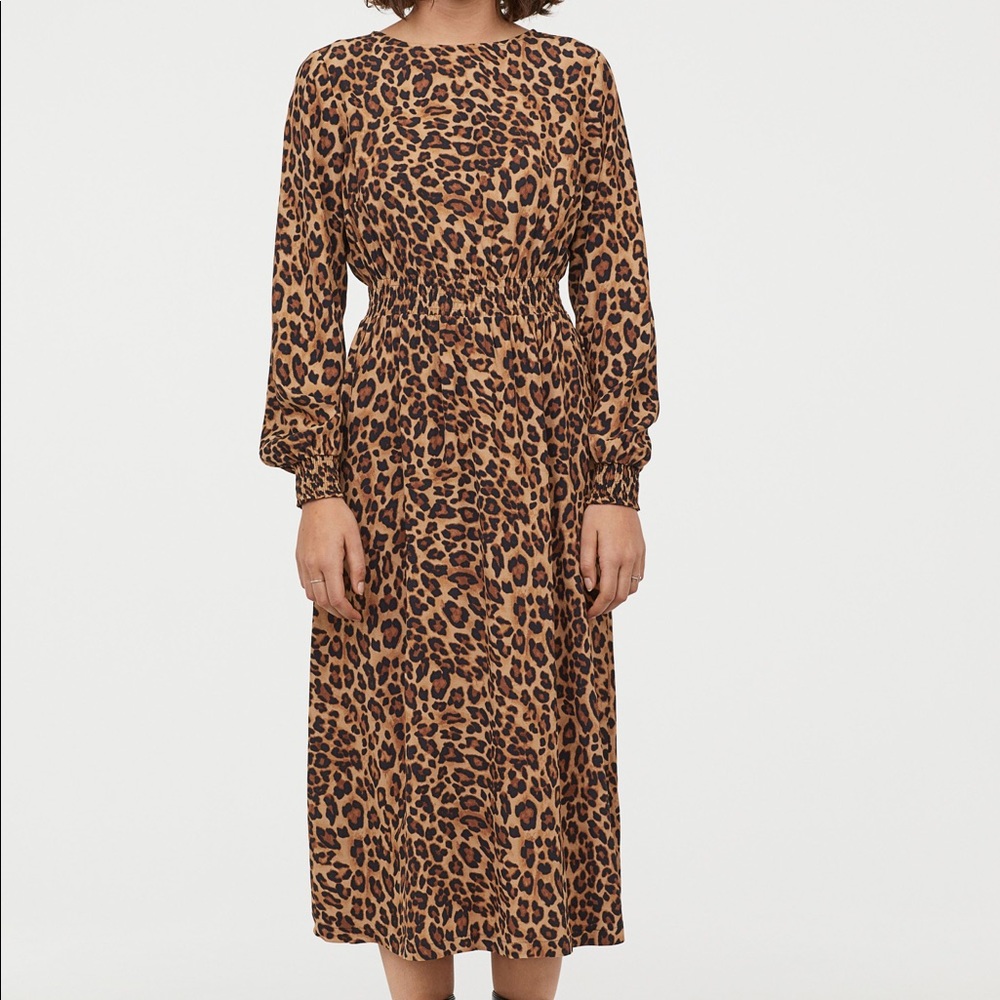 H&M cheetah dress